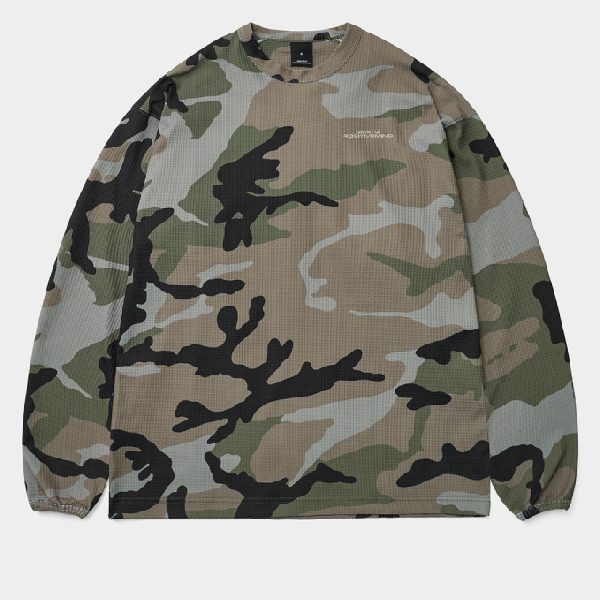 2627 디미토 LW 와플 롱슬리브 FADE CAMO