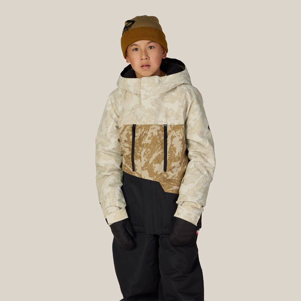 2627 686 아동 지오 인슐 보드복 자켓 LIMESTONE SCRATCH COLORBLOCK