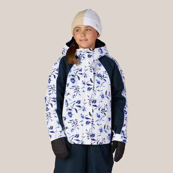 2627 686 아동 홀로그램 인슐 보드복 자켓 BLUE PORCELAIN COLORBLOCK